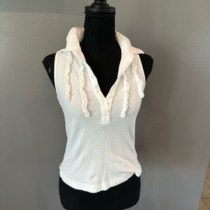 Language white tank size Small